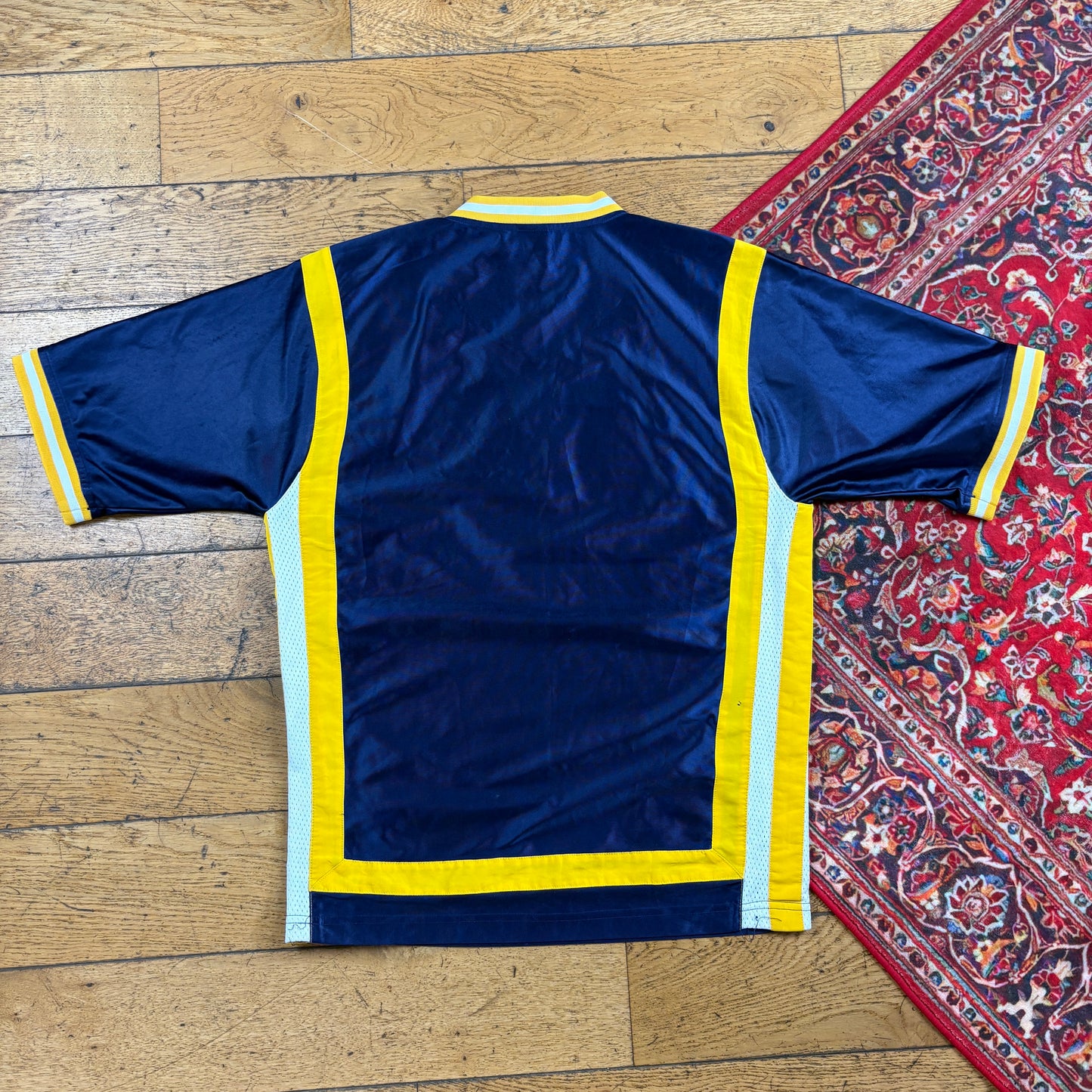 Vintage 90s Adidas Navy Basketball T-Shirt - S