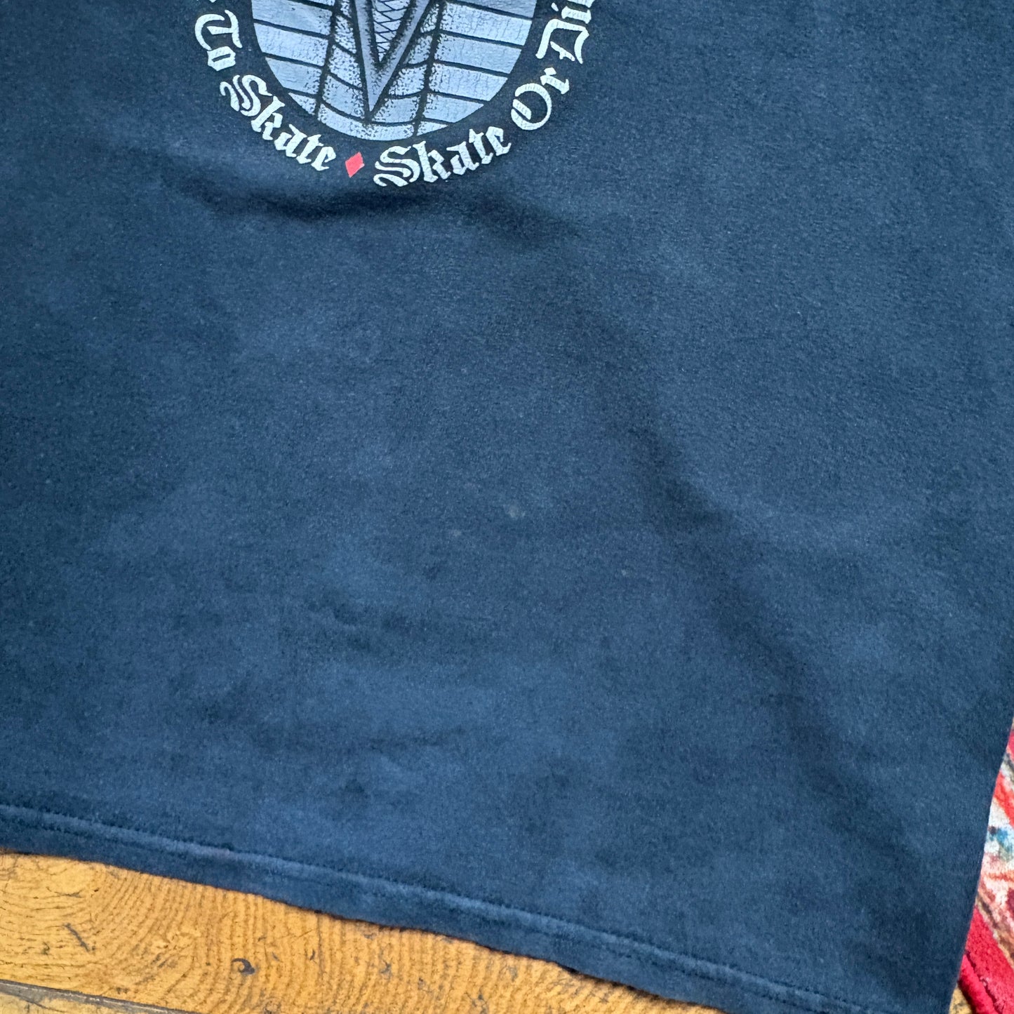 Vintage Thrasher Black Skate Graphic T-Shirt - S