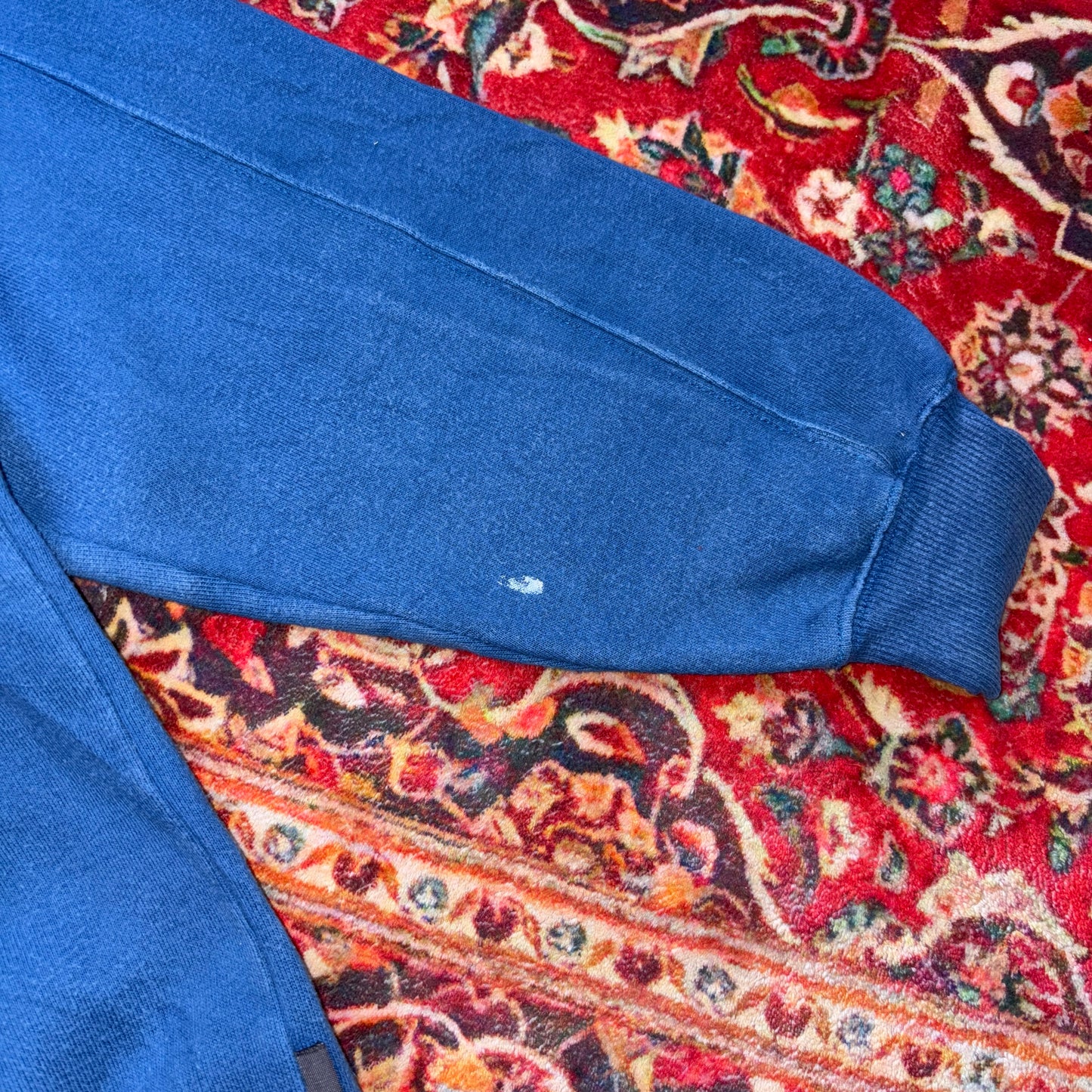 Vintage Adidas Blue Embroidered Sweatshirt - M