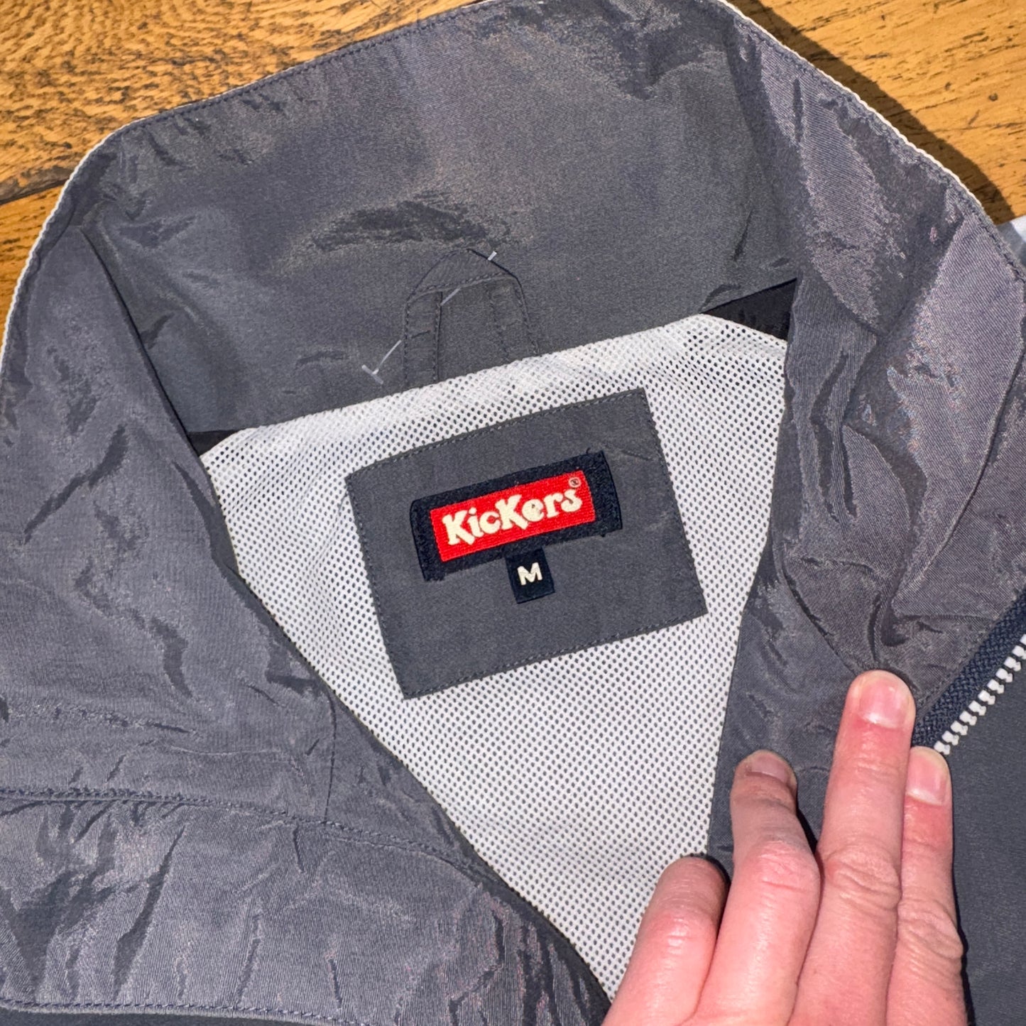 Vintage Kickers Grey Harrington Style Jacket - XL