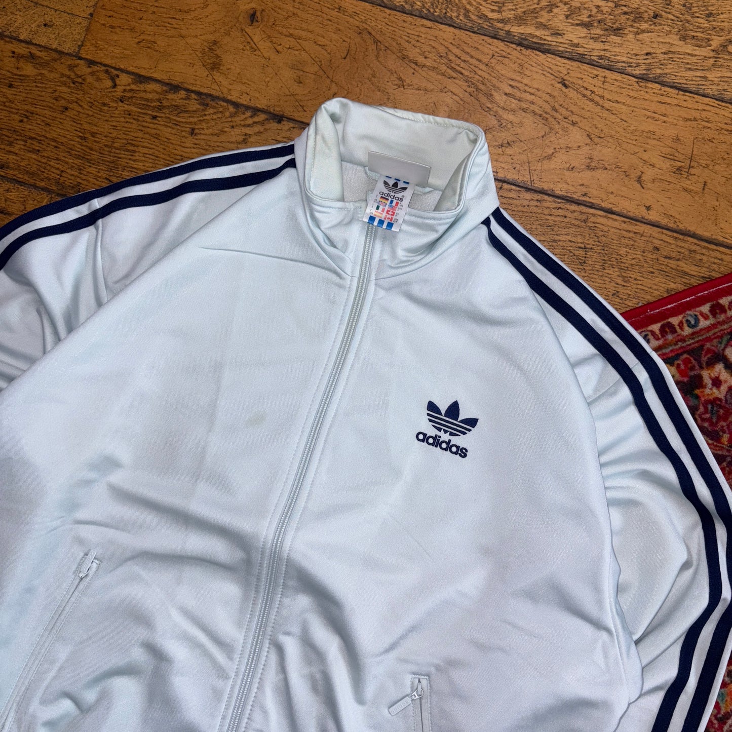 Vintage Adidas Blue 90s Tracksuit Track Jacket - M