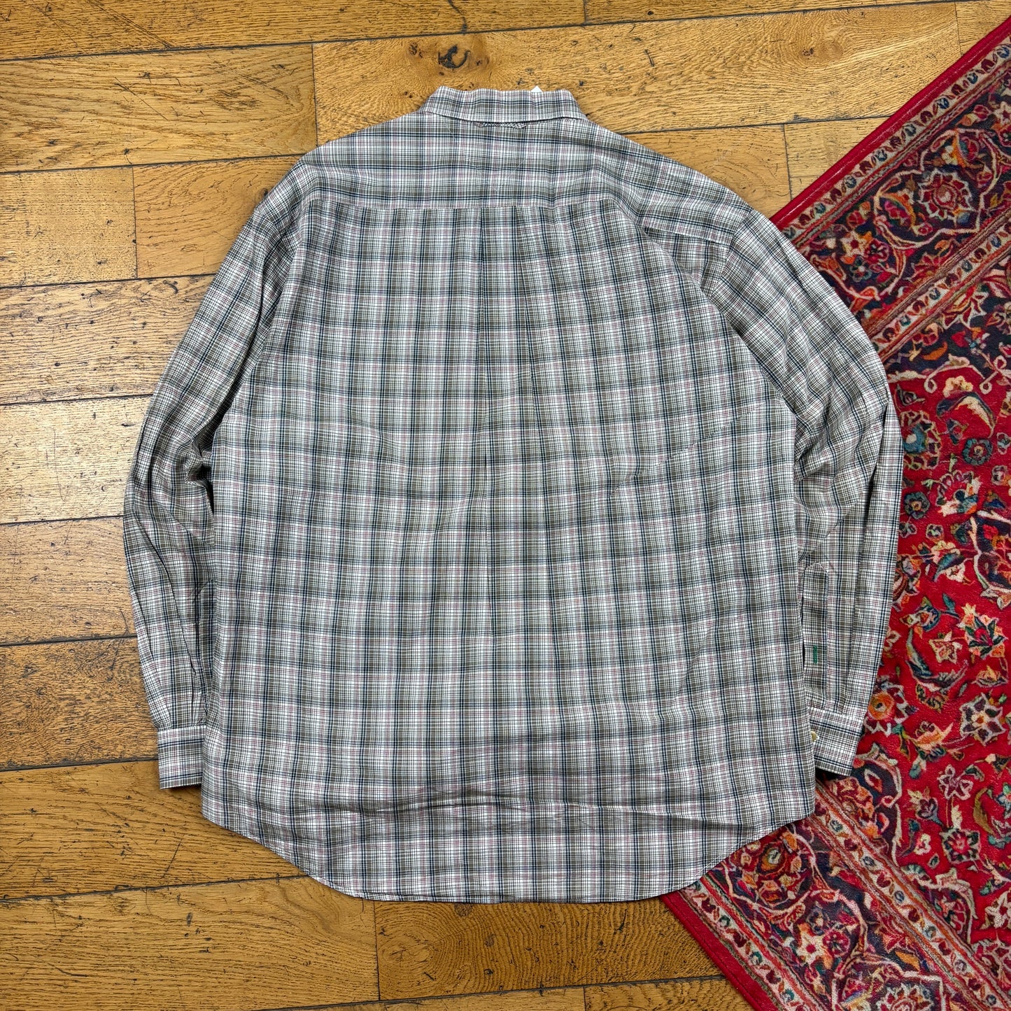 Vintage Tommy Hilfiger Grey Crest Embroidered Shirt - L