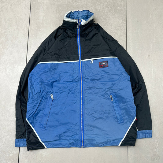Vintage Nike Blue Tracksuit Track Shell Windbreaker Jacket - L