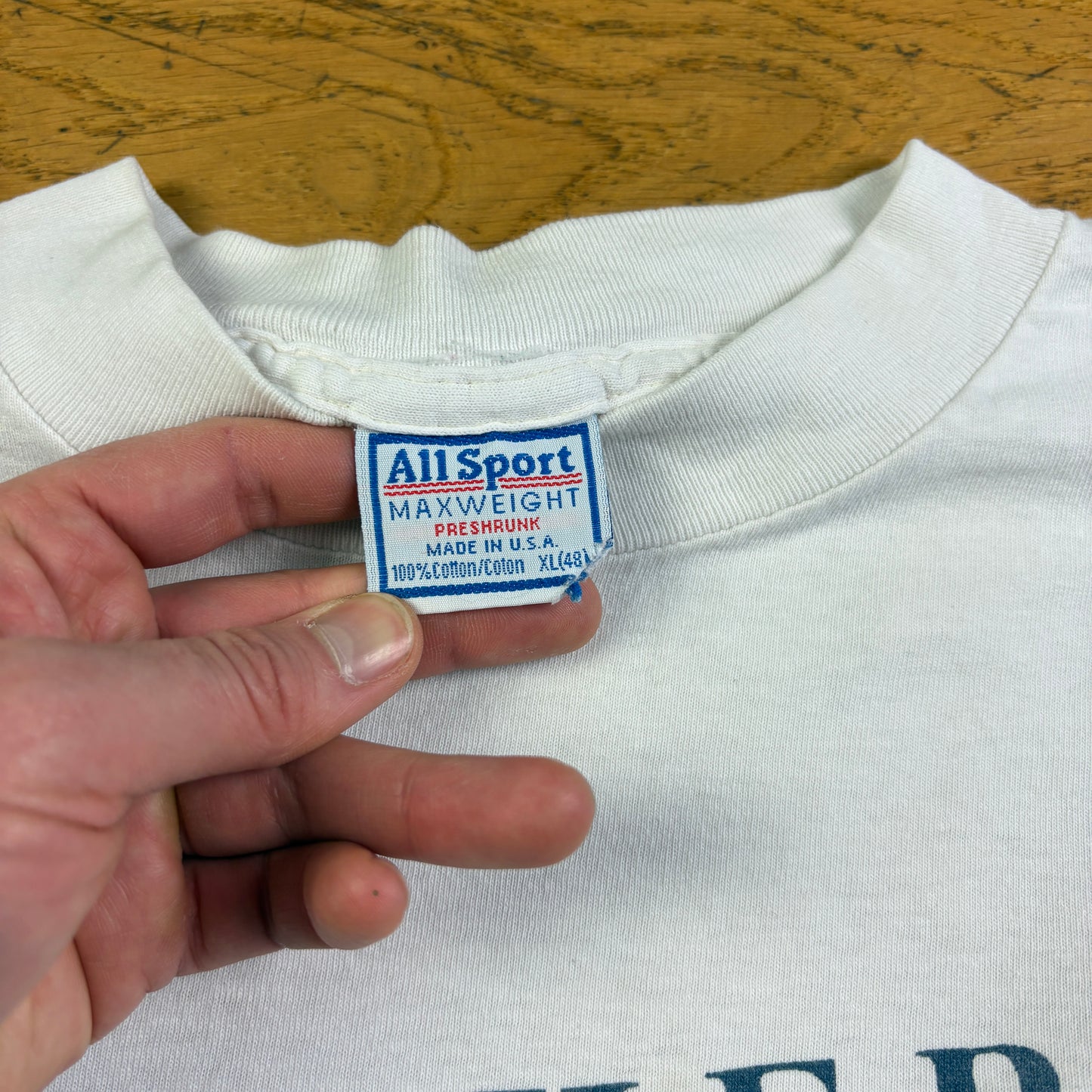 Vintage 90s Mother White Single Stitch Graphic T-Shirt - XL