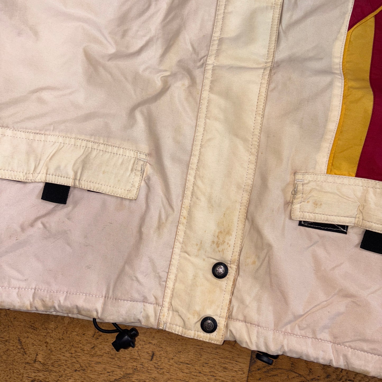 Vintage Quiksilver Ski Cream Snow Jacket Coat - M