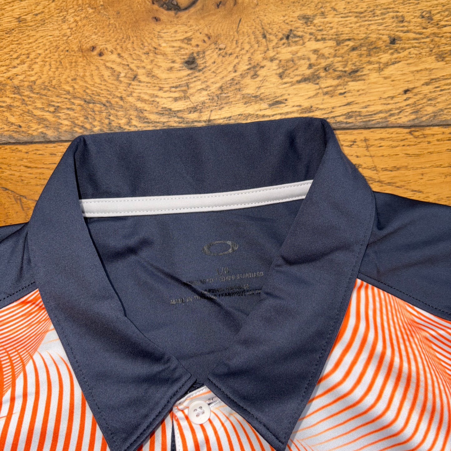 Vintage Oakley Grey Golf Polo Shirt - L