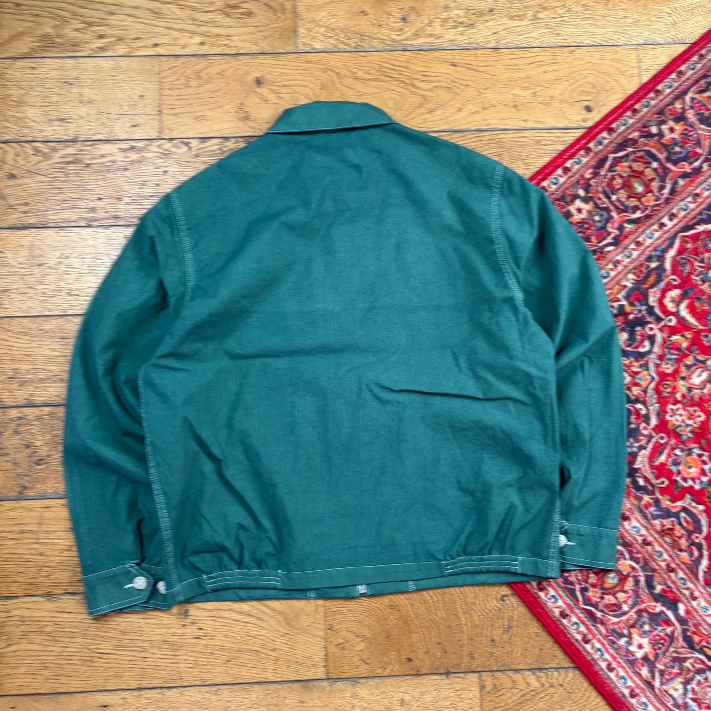 Vintage Fred Perry Harrington Green Jacket - M