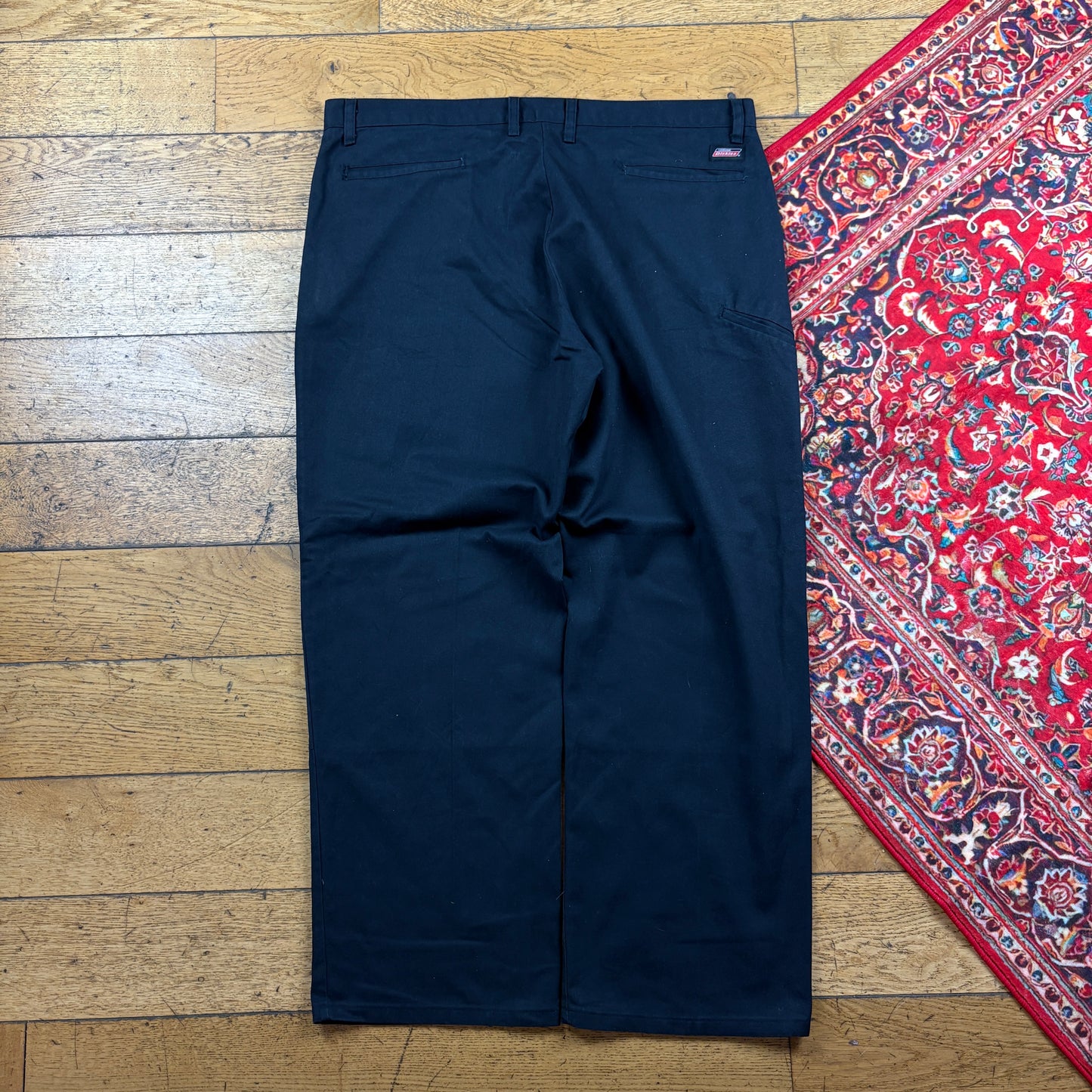 Vintage Dickies 874 Black Skate Trousers - 40