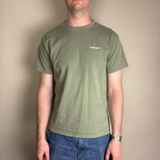 Vintage Carhartt Green Embroidered T-Shirt - S