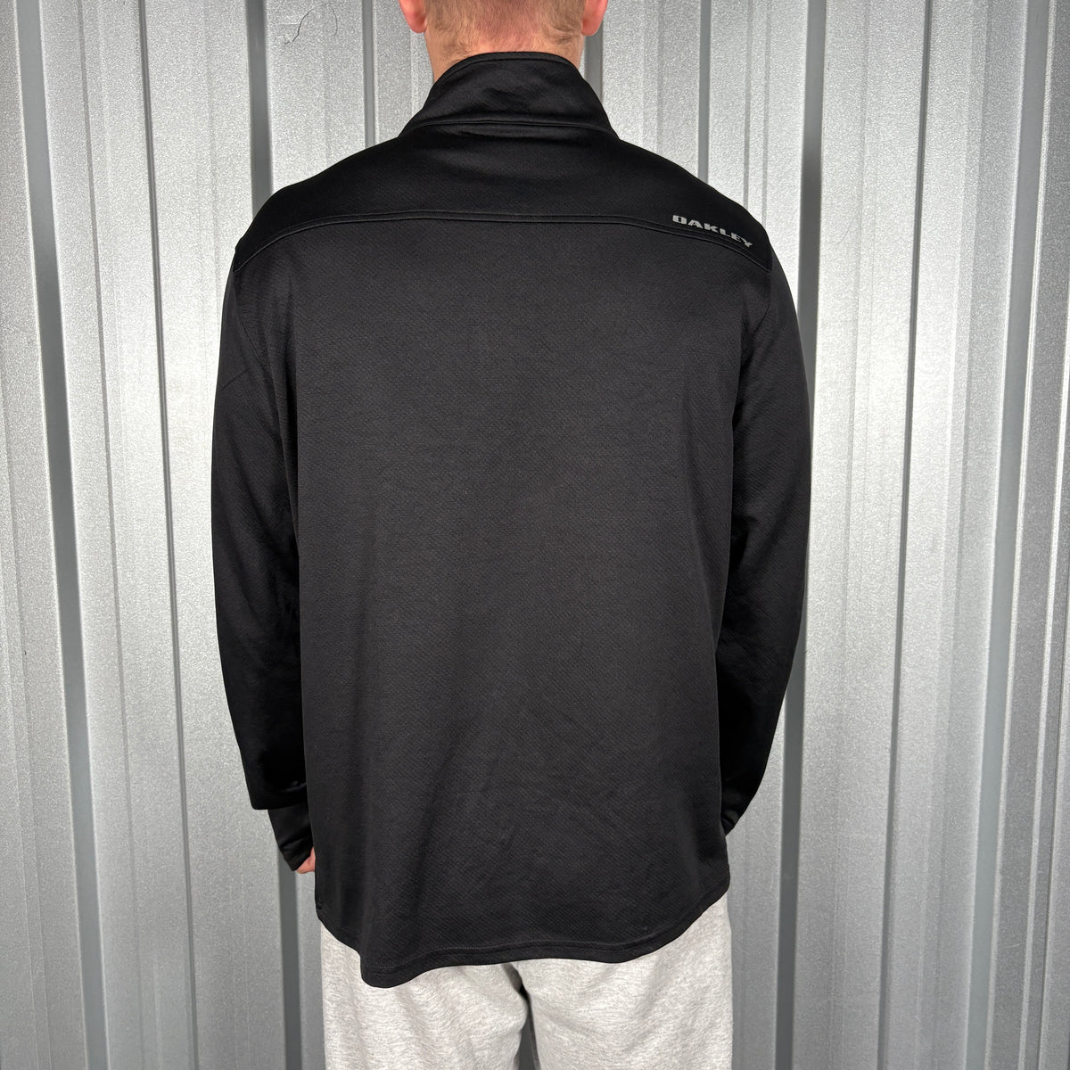 Oakley Black Hiking Gorpcore Zip Sweatshirt - XL
