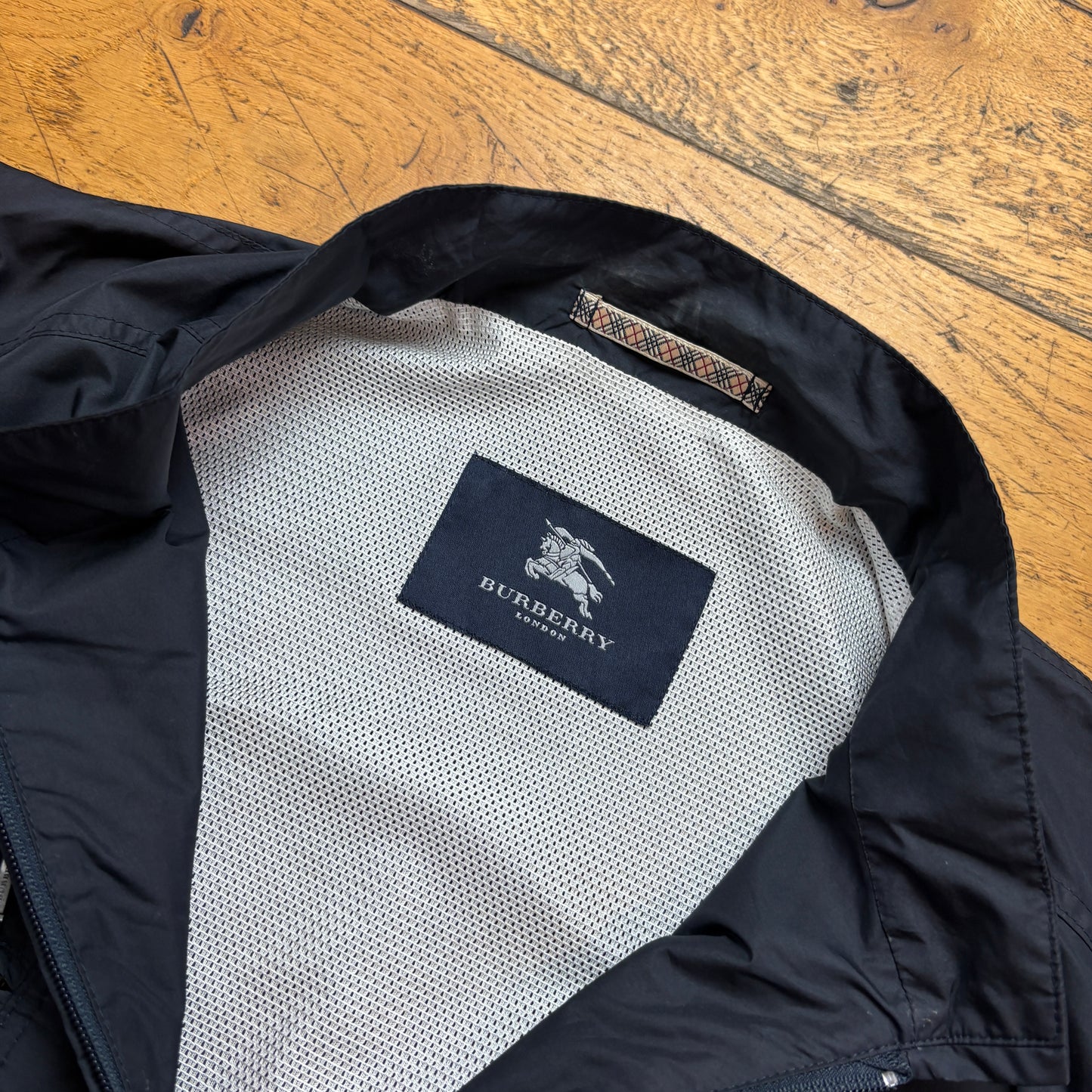 Vintage Burberry Black Gilet Vest - XL