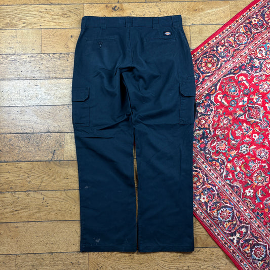 Vintage Dickies 874 Skate Black Trousers - 38