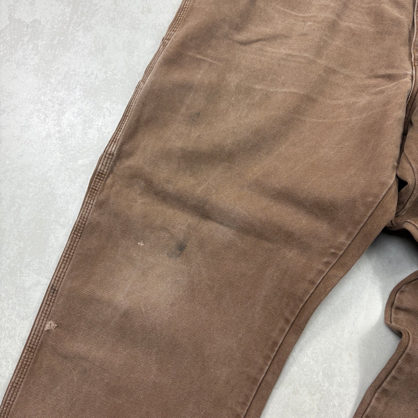Vintage Dickies Workwear Brown Carpenter Baggy Trousers - 42