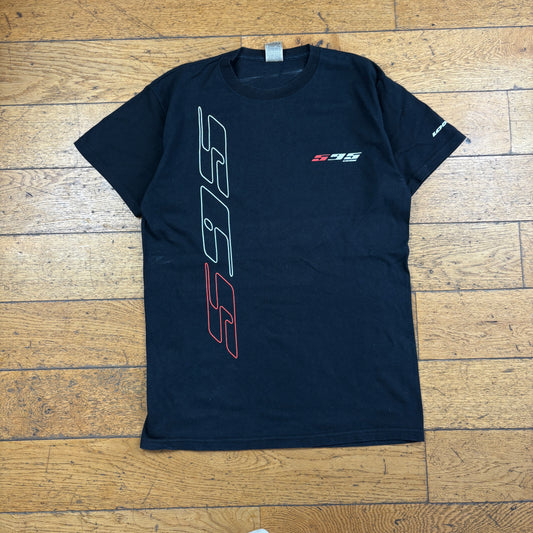 Vintage Look S95 Cycling Black Graphic T-Shirt - S