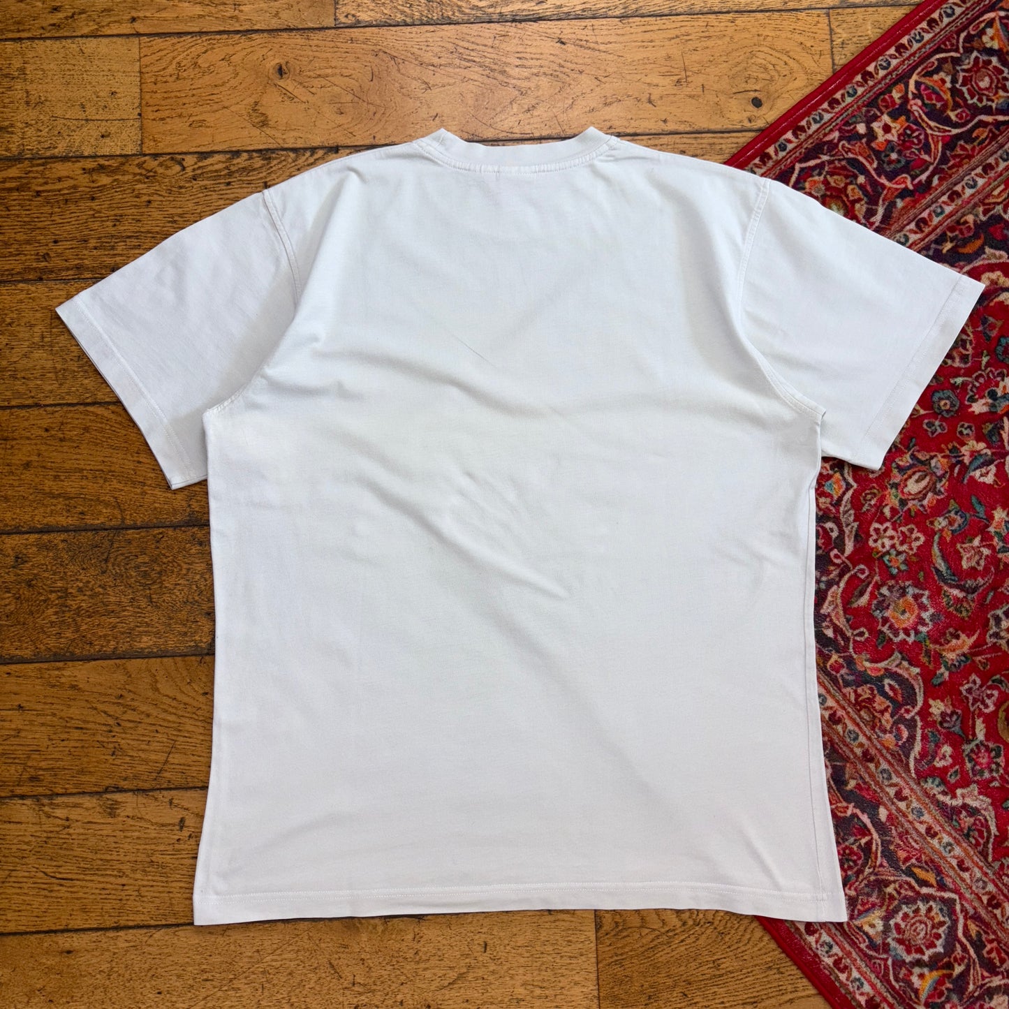 Vintage Dragon White Hong Kong Graphic T-Shirt - L