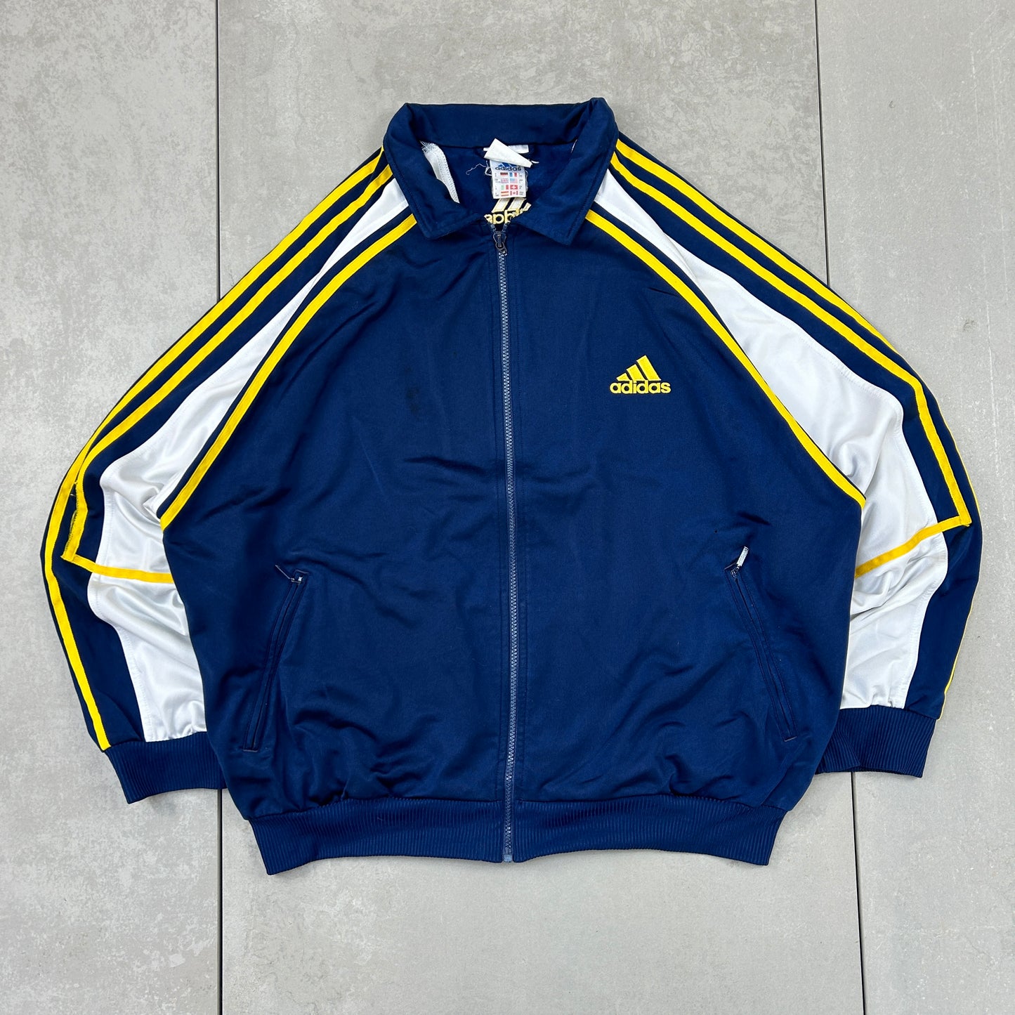 Vintage Adidas Navy Tracksuit Track Shell Windbreaker Jacket - L