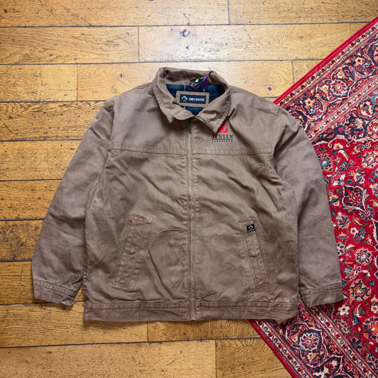 Vintage Brown Workwear Carhartt Style Jacket - XL