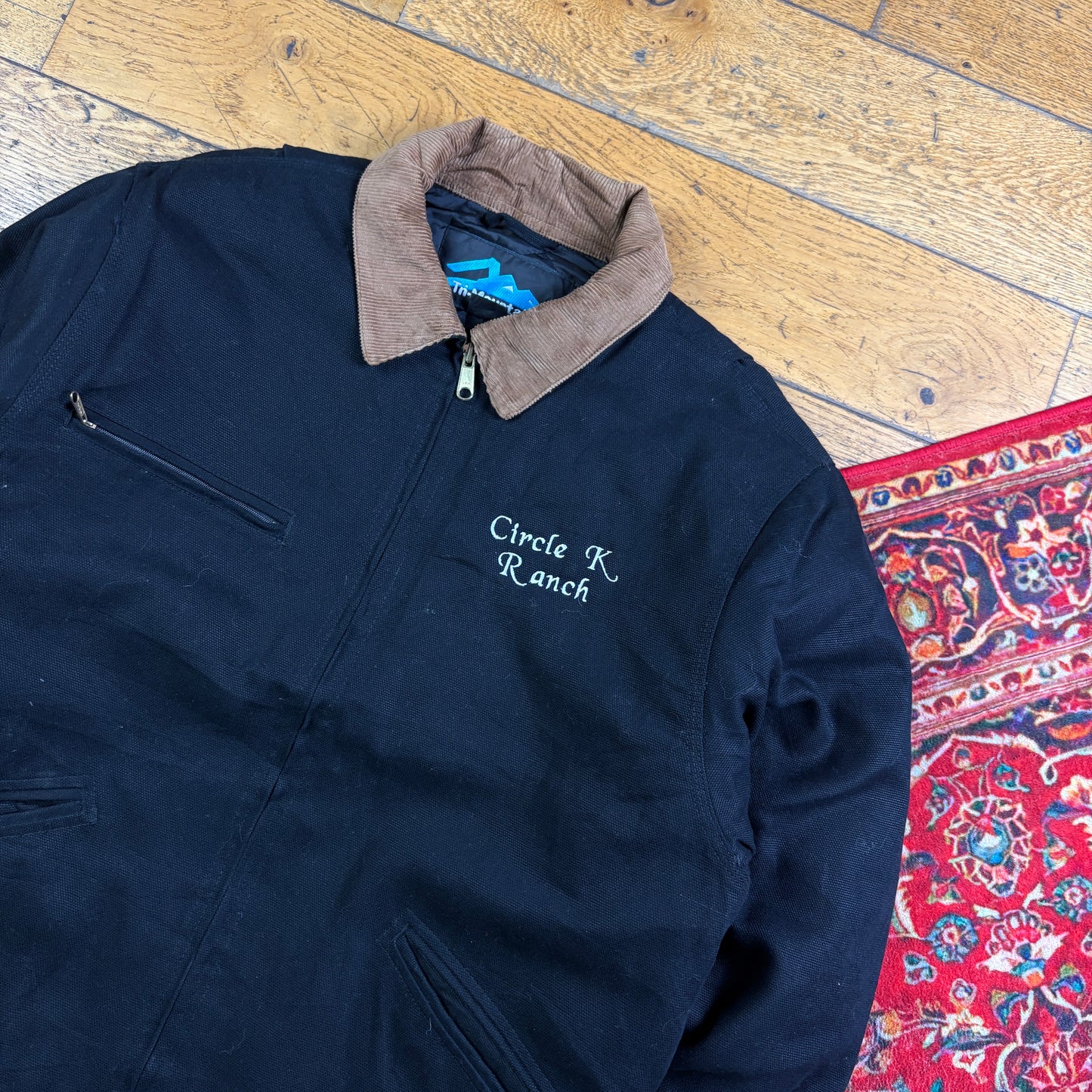 Vintage Black Workwear Carhartt Detroit Style Jacket - M