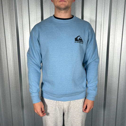 Quiksilver Blue Surfwear Sweatshirt - S