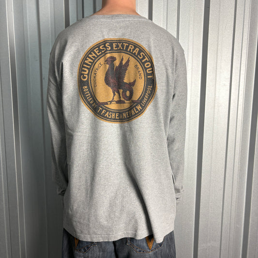Carhartt Guinness Grey Long Sleeve Pocket T-Shirt - XL