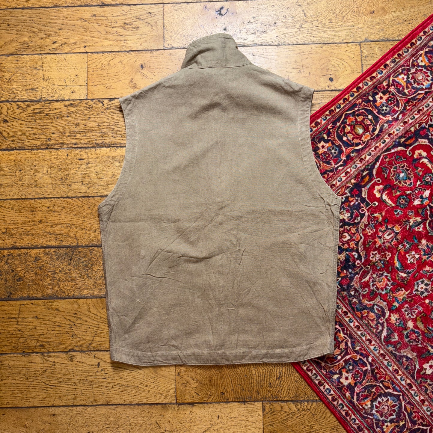 Vintage Brown Workwear Carhartt Style Gilet Vest - M