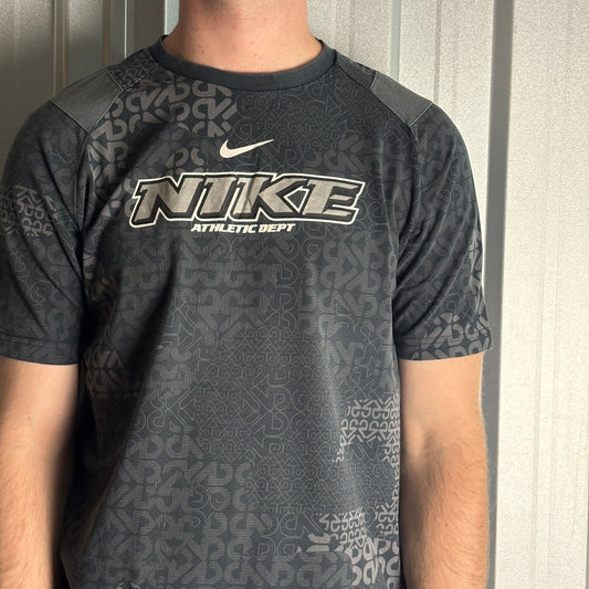 Vintage Nike Black Y2k 00s Graphic T-Shirt - S