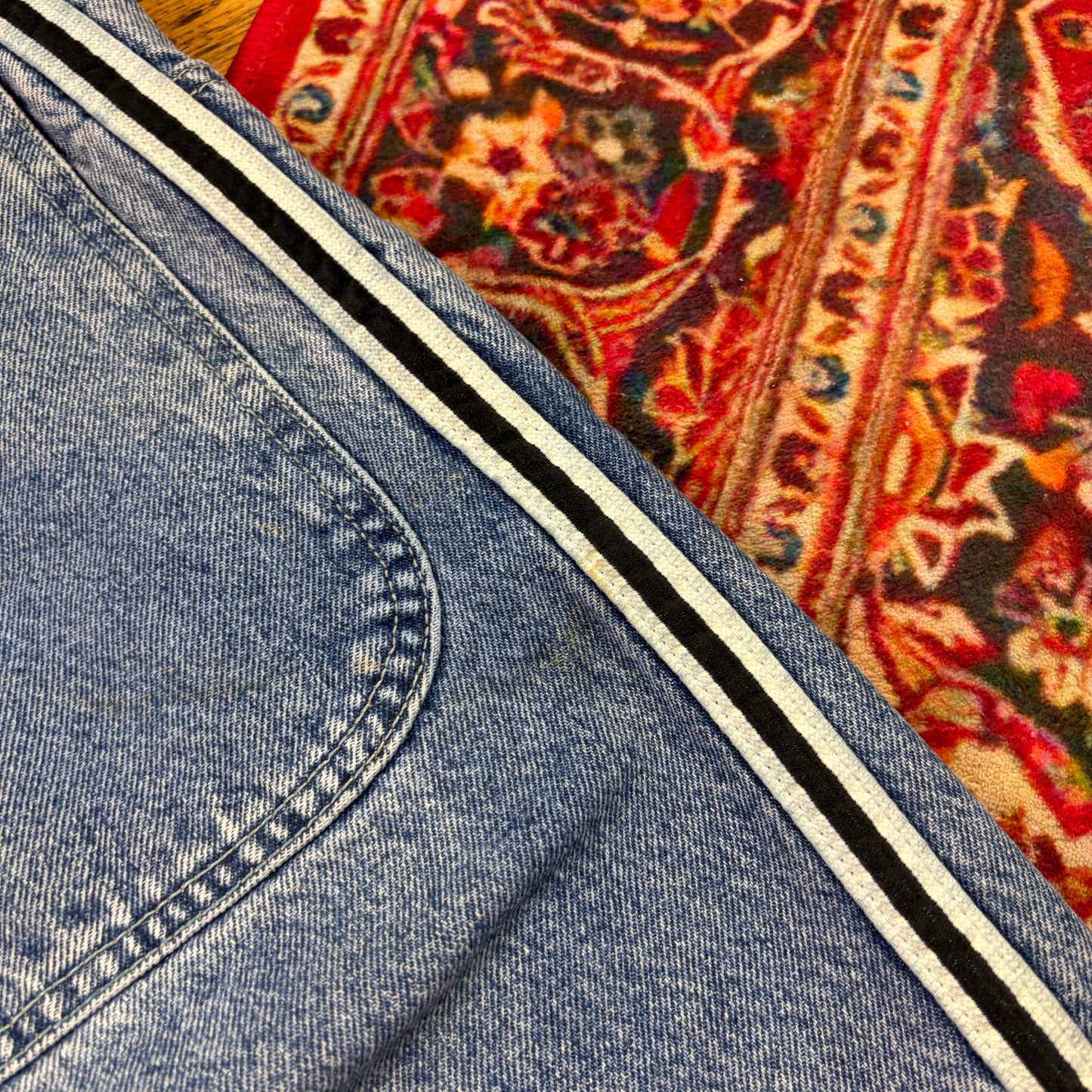 Vintage 90s JNCO Skunk Blue Embroidered Y2K Hip Hop Baggy Jeans - 26
