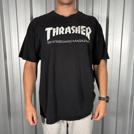 Thrasher Black Skate Graphic T Shirt - 2XL