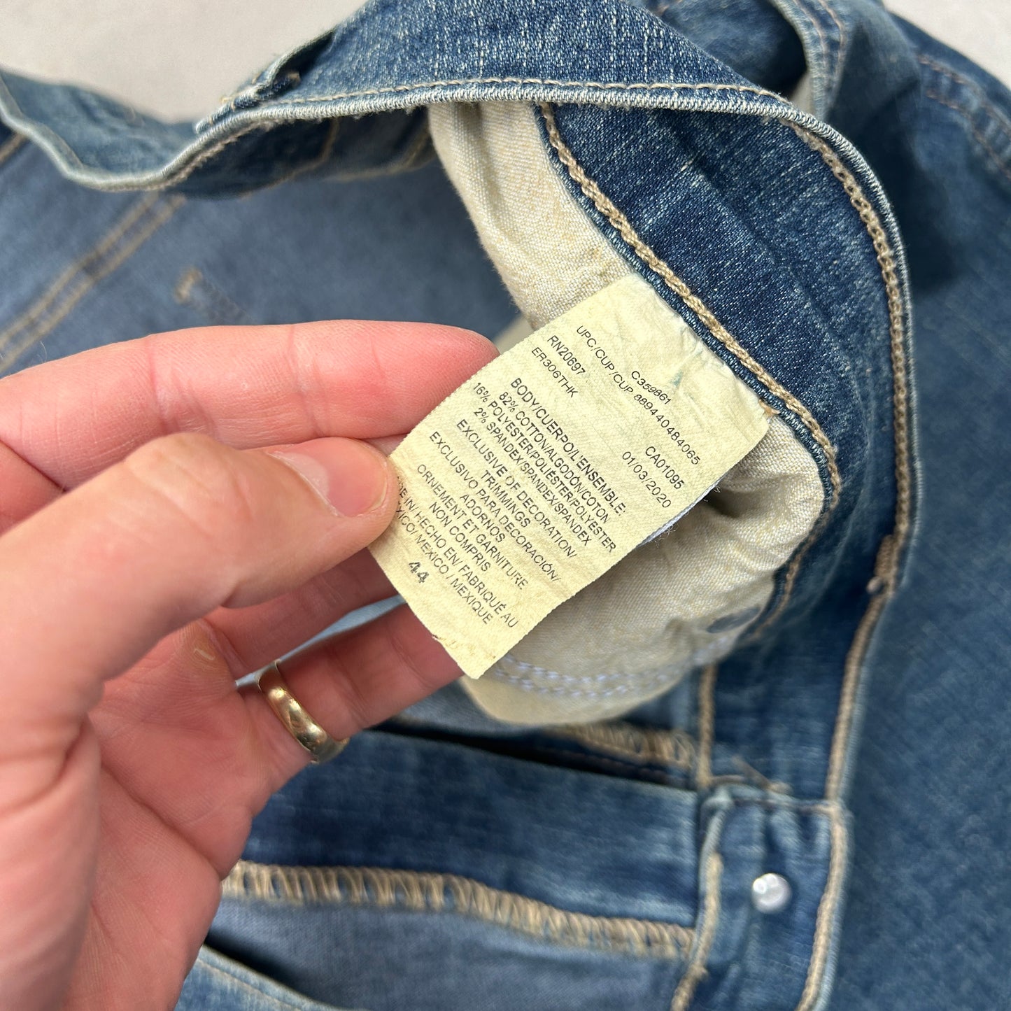Vintage Dickies Workwear Carpenter Blue Baggy Shorts - 44