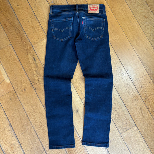 Vintage Levis 511 Slim Dark Blue Denim Jeans - 31