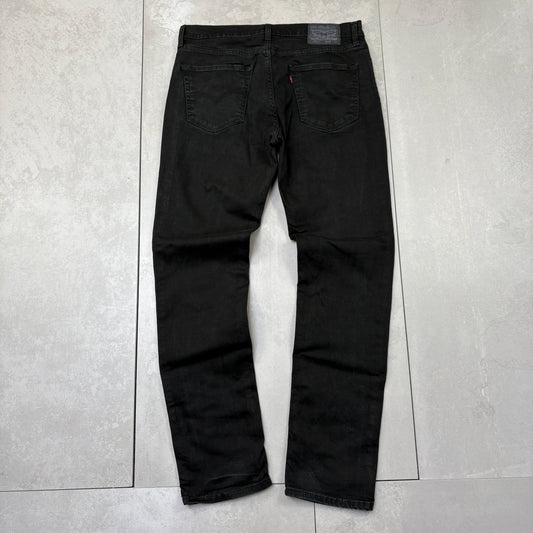 Vintage Levis 511 Slim Black Denim Jeans - 36