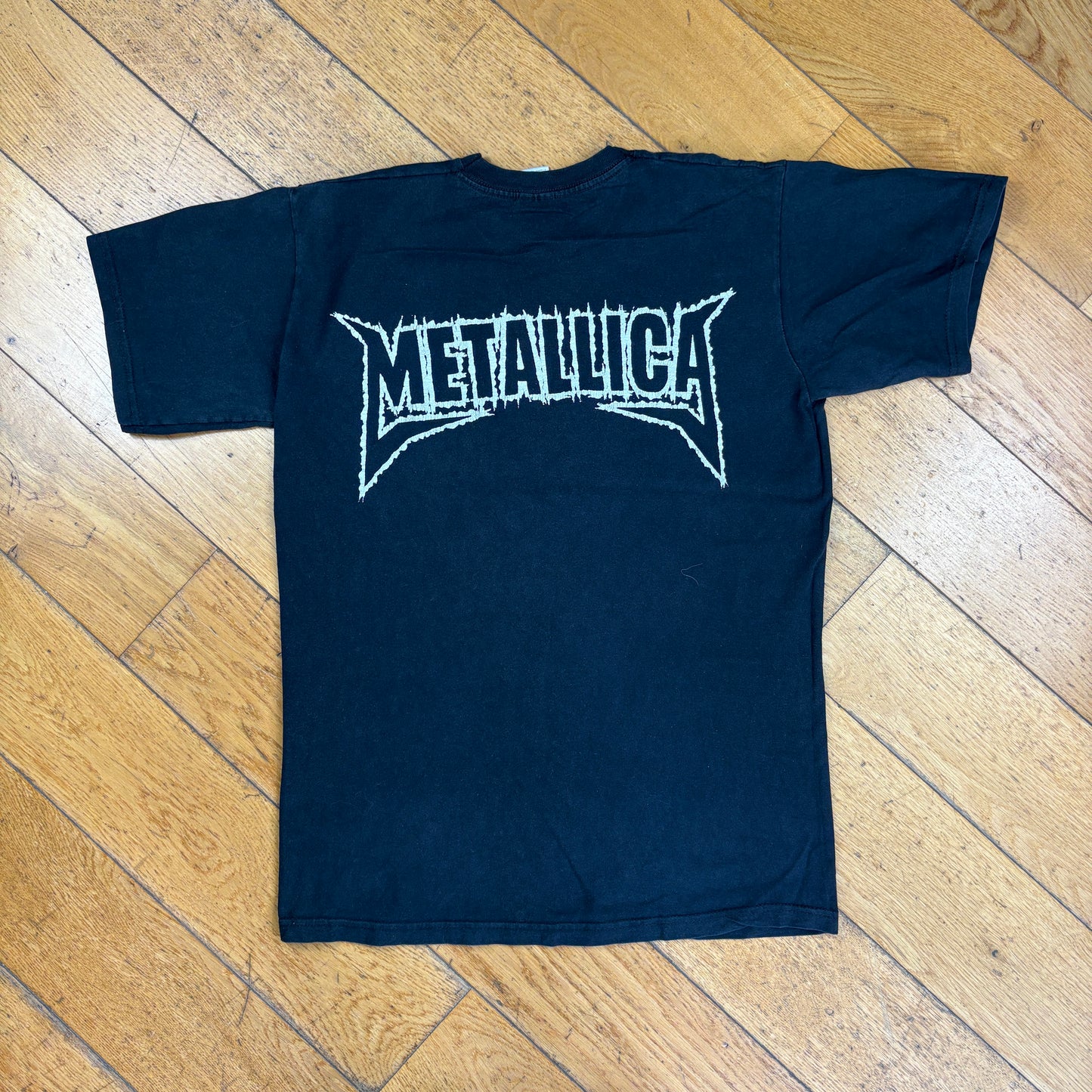 Vintage Metallicas St Anger Black Rock Music Band Graphic T-Shirt - XS