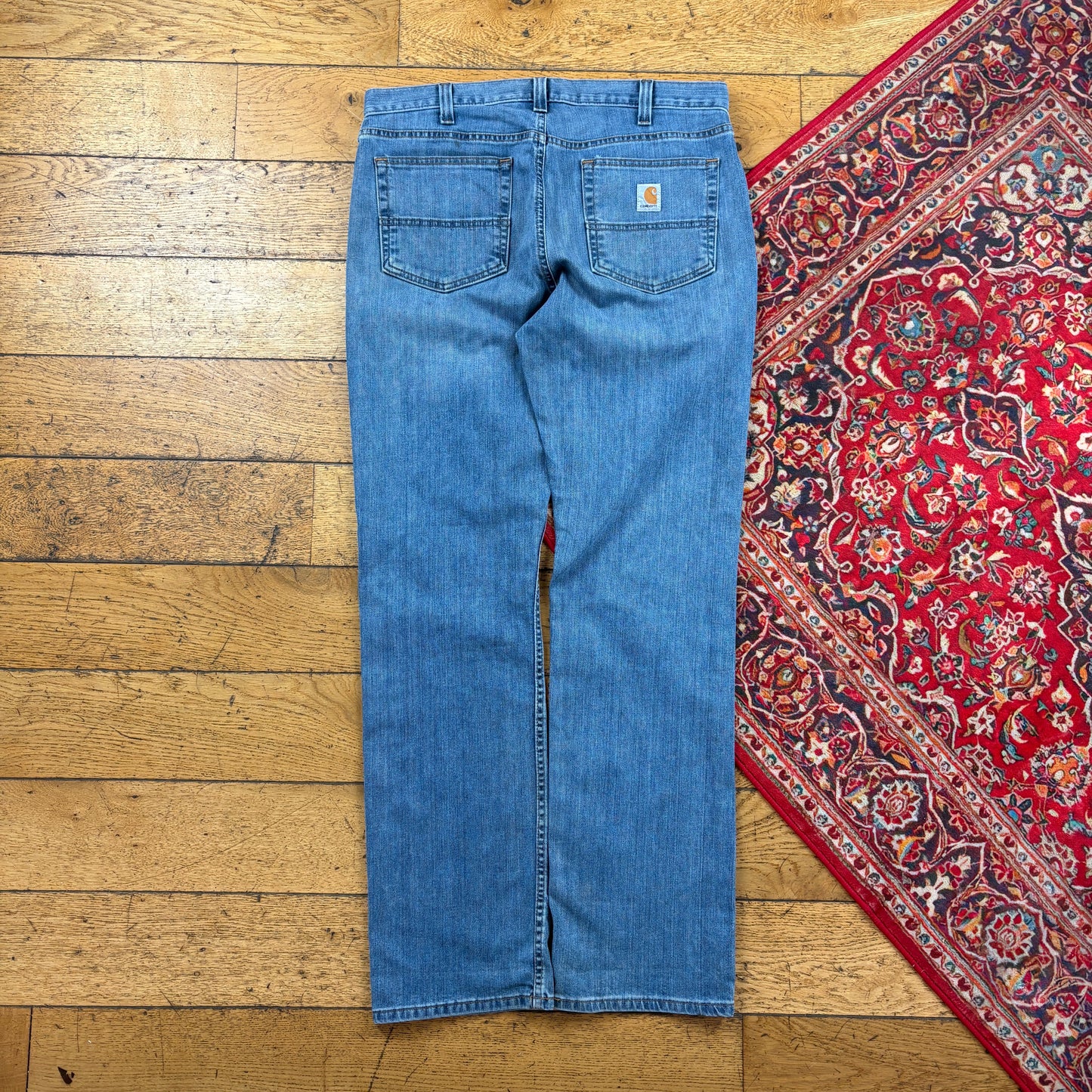 Vintage Carhartt Blue Workwear Carpenter Jeans - 33
