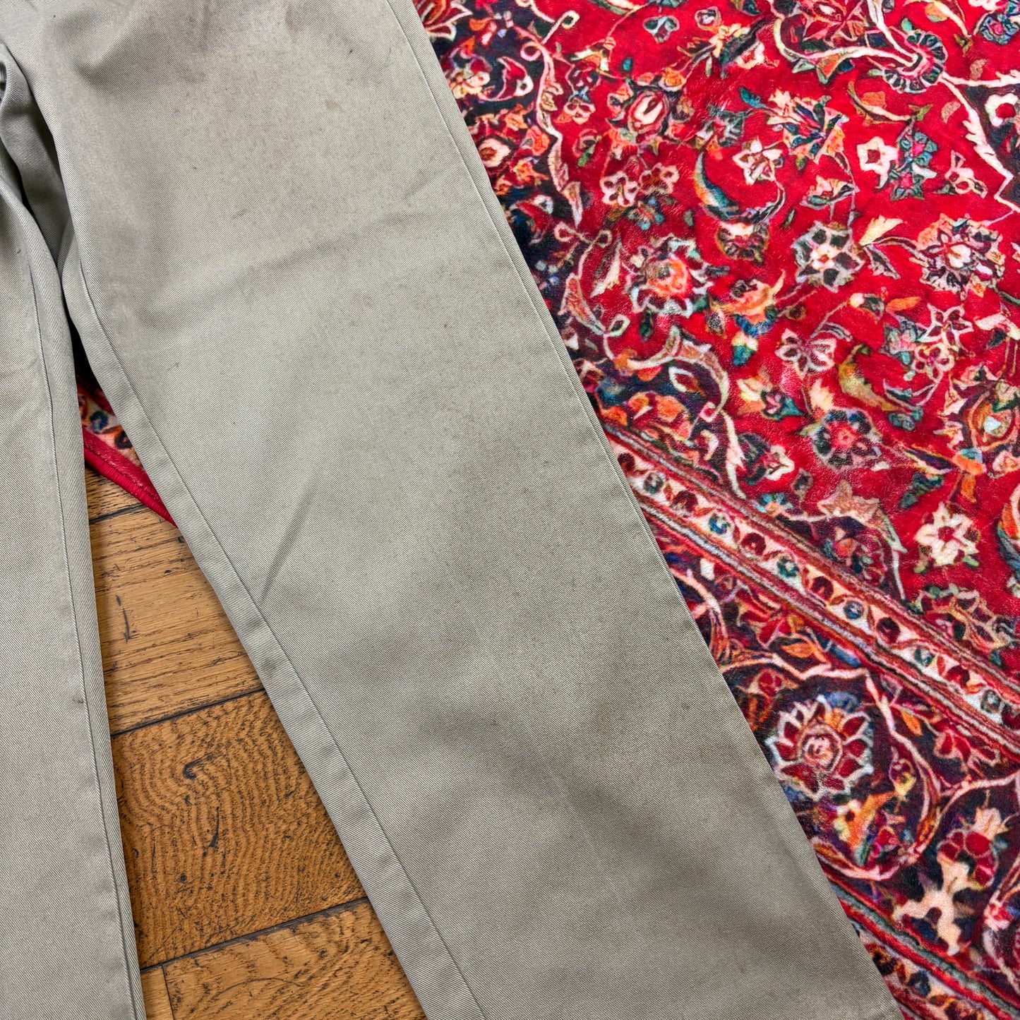 Vintage Dickies 874 Cream Skate Trousers - 33