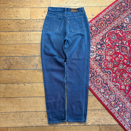 Vintage Levis Womens Mom Tapered Orange Tab Blue Denim Jeans - Size 8/10