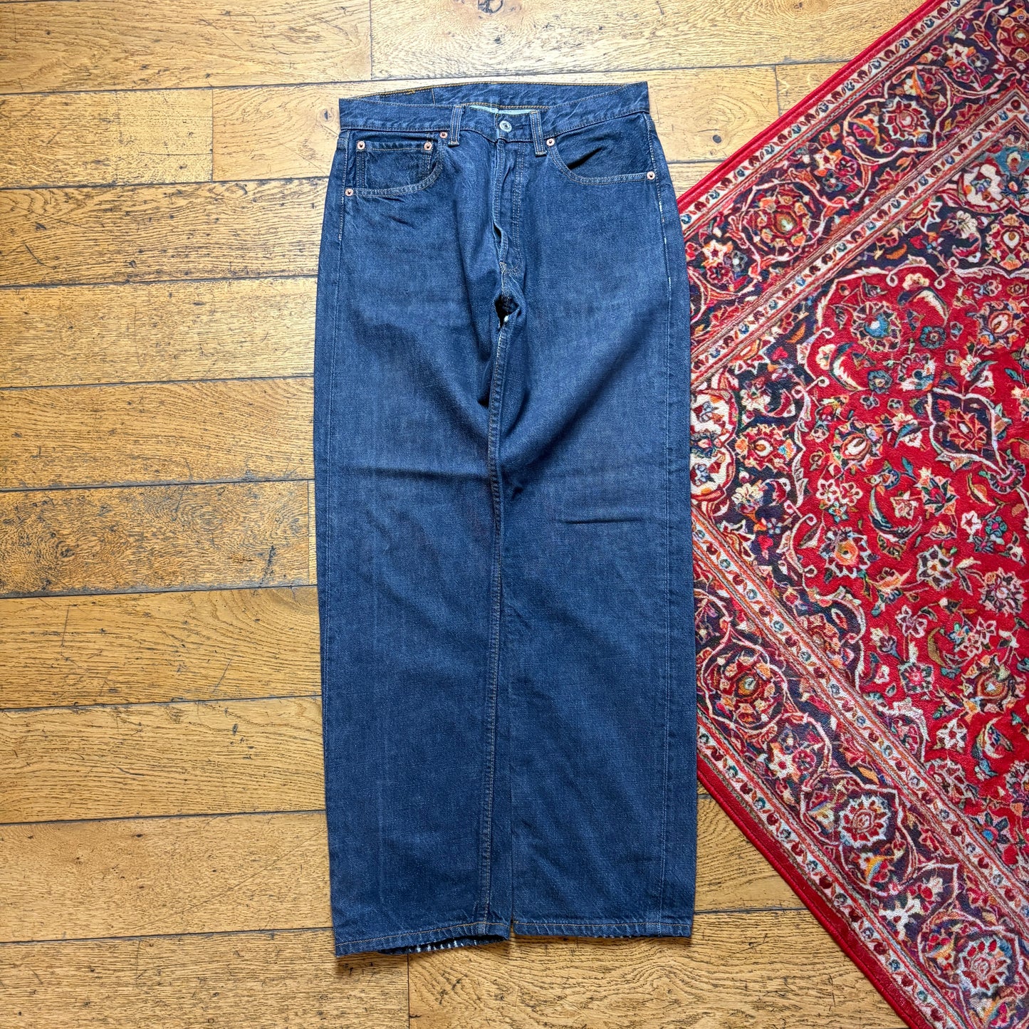 Vintage Levis 501 Straight Blue Denim Jeans - 31S