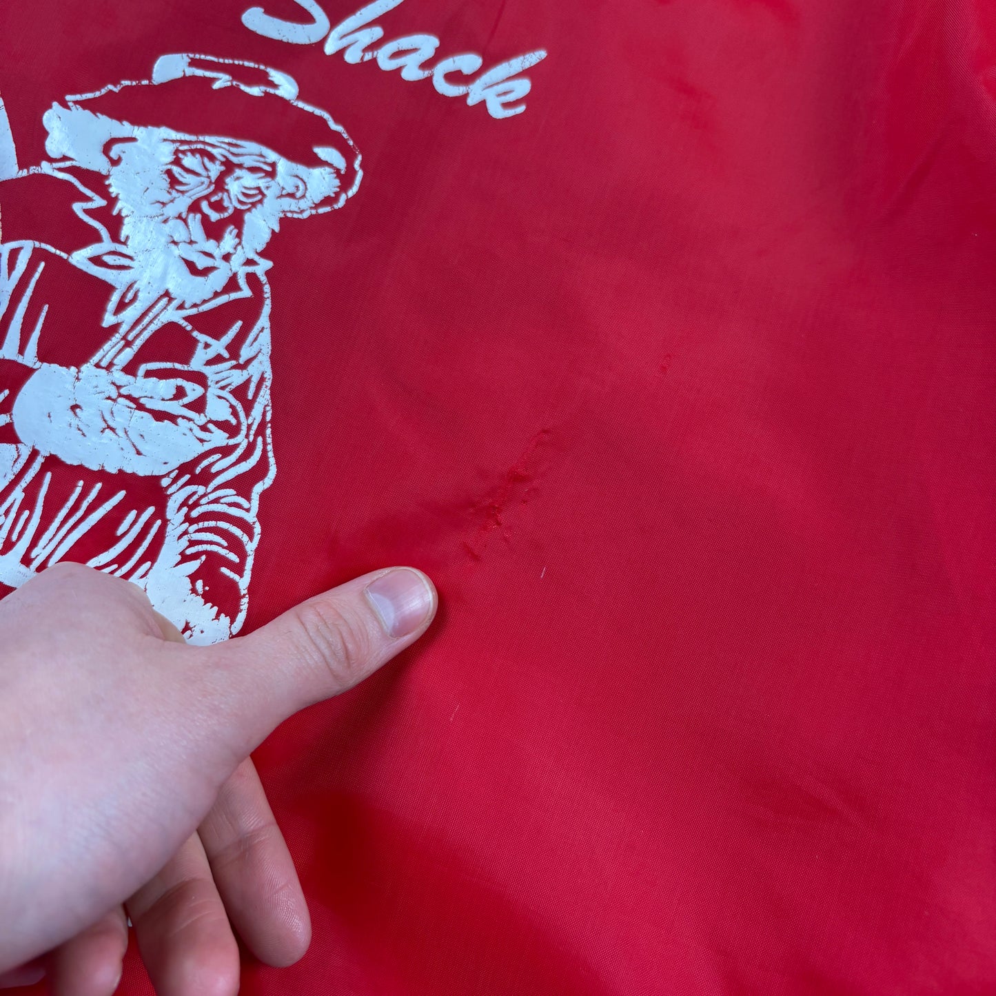 Vintage Red Nylon Coach Harrington Jacket - M