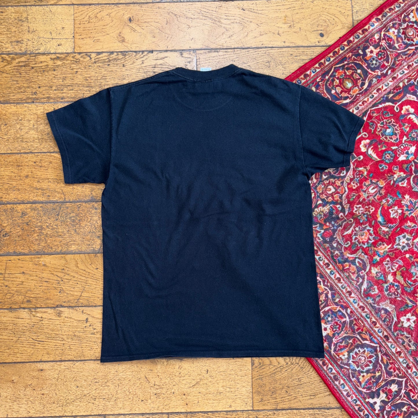 Vintage Thrasher Black Flames Skate Graphic T-Shirt - S