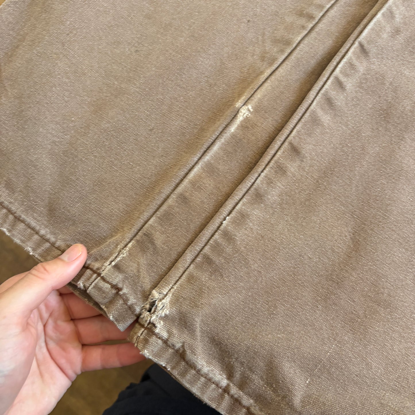 Vintage Dickies Workwear Brown Carpenter Baggy Trousers - 34L