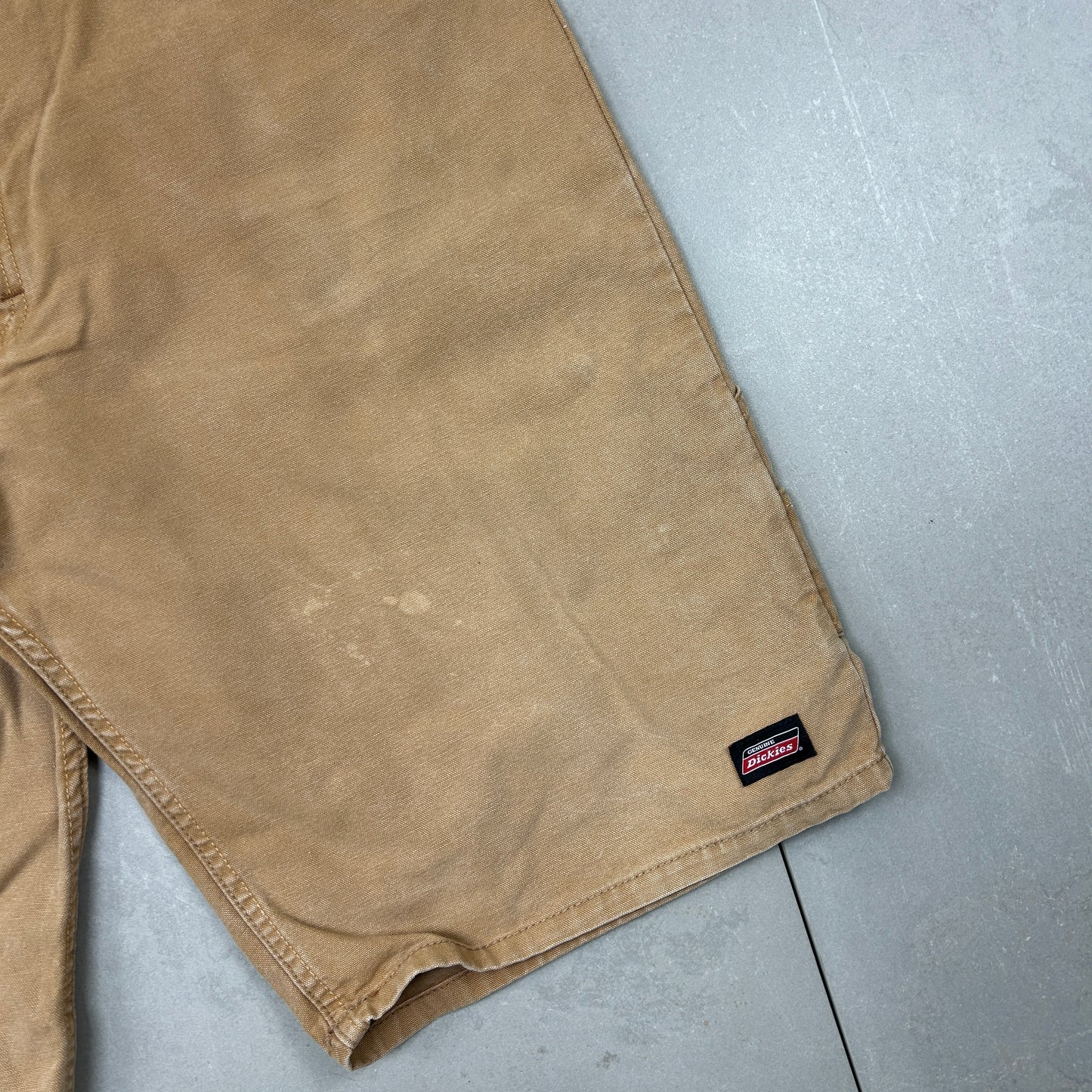 Vintage Dickies Workwear Carpenter Brown Baggy Shorts - 44