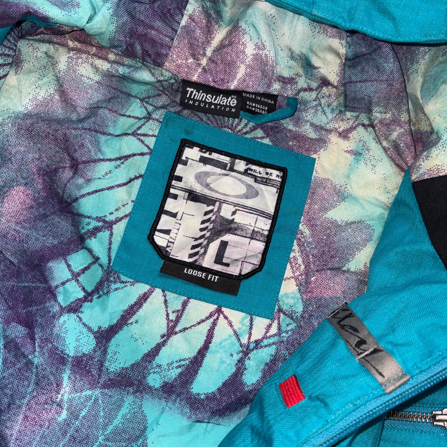 Vintage Womens Oakley Blue Ski Snow Jacket - L