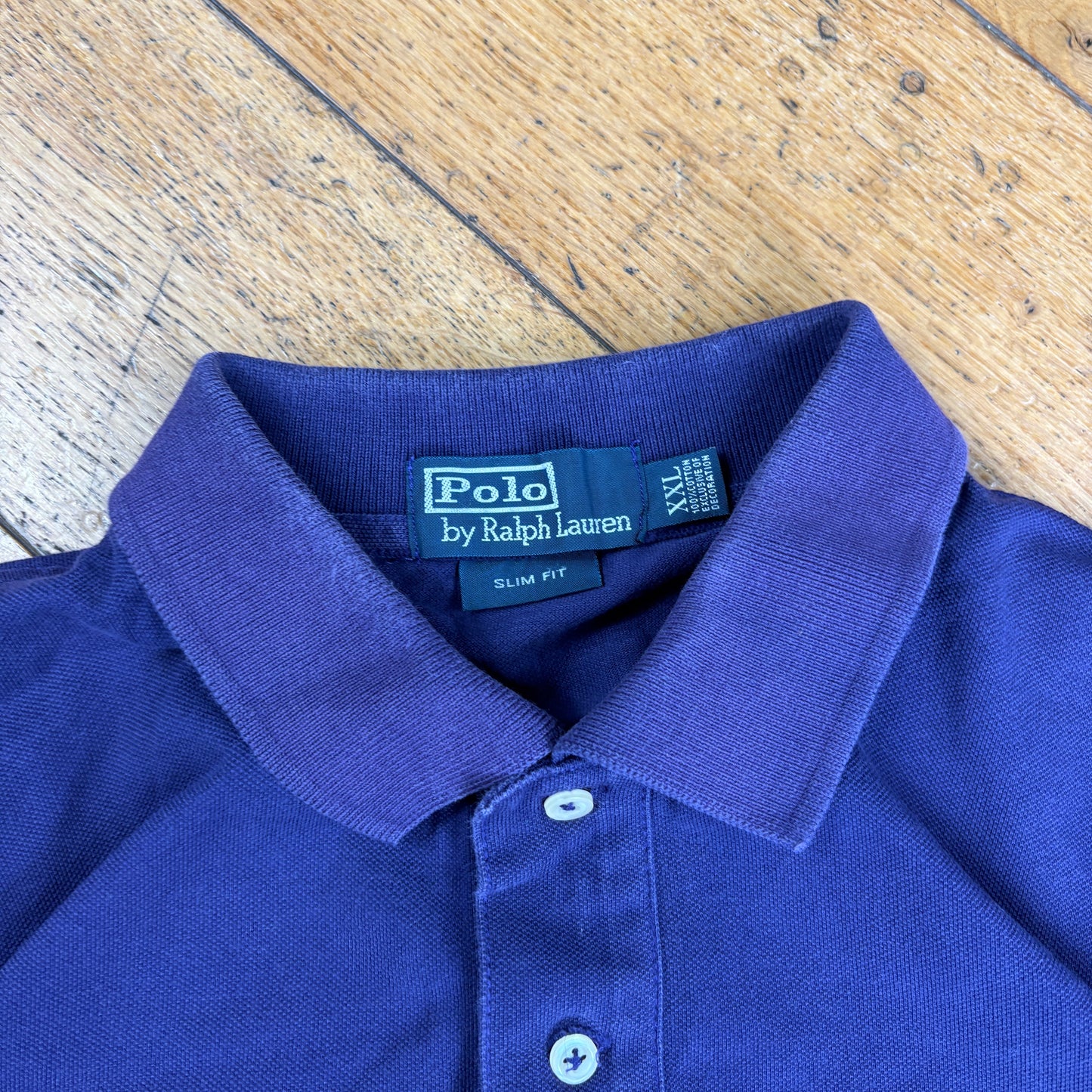 Vintage Ralph Lauren Purple Polo Shirt - M