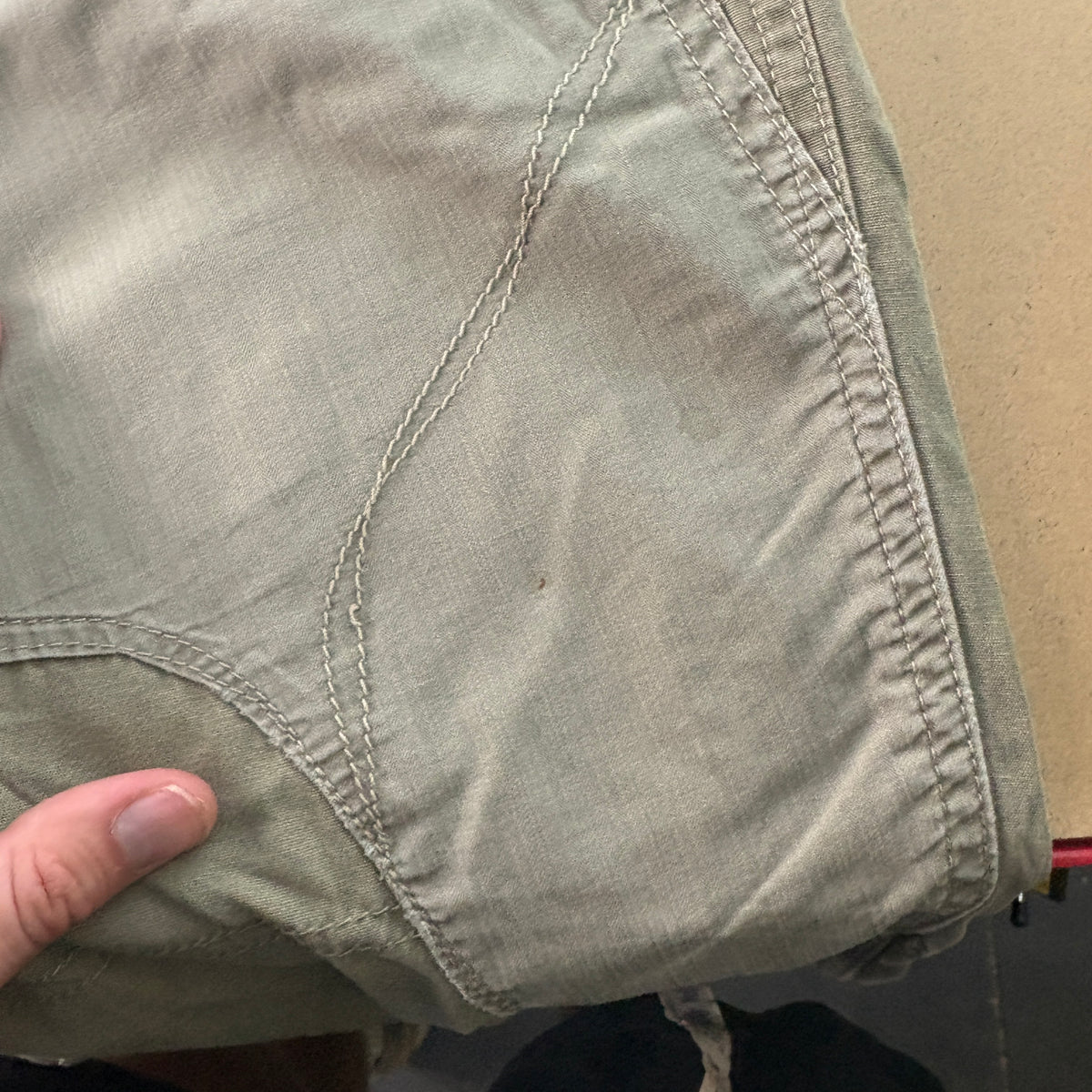 Vintage G Star Raw Green Cargo Fatigue Y2K Baggy Jeans - 33R