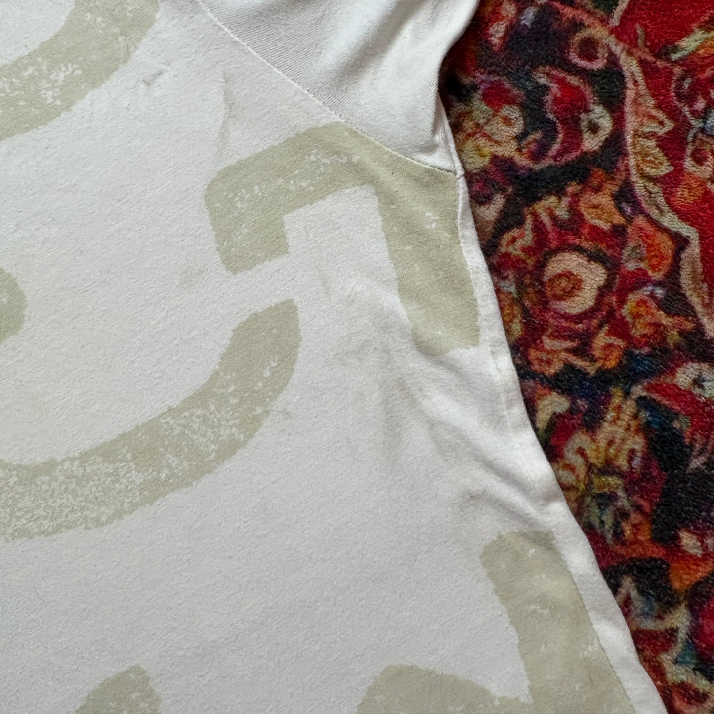Vintage Diesel White Cream Graphic T-Shirt - L