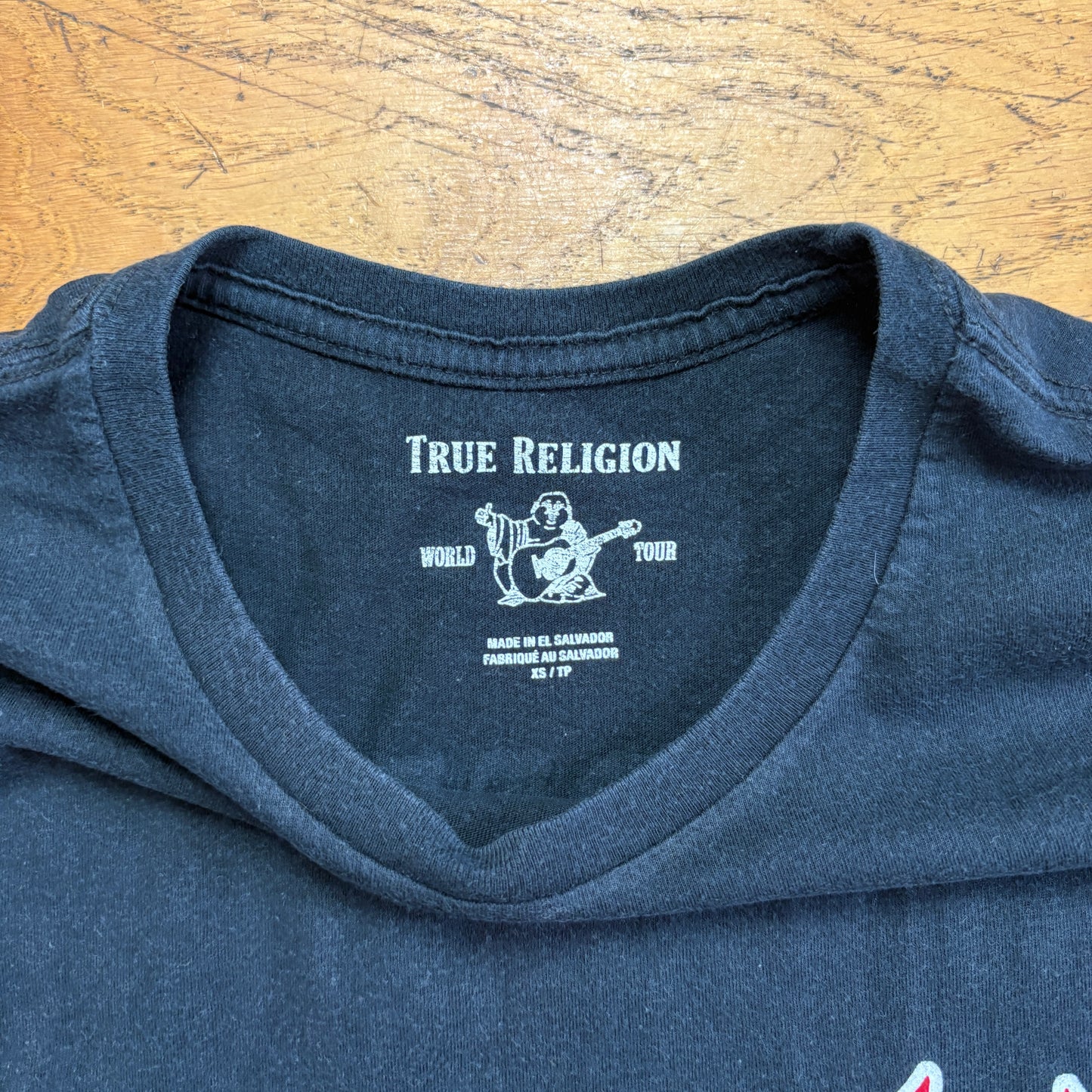 Vintage True Religion Black Graphic T-Shirt - XS