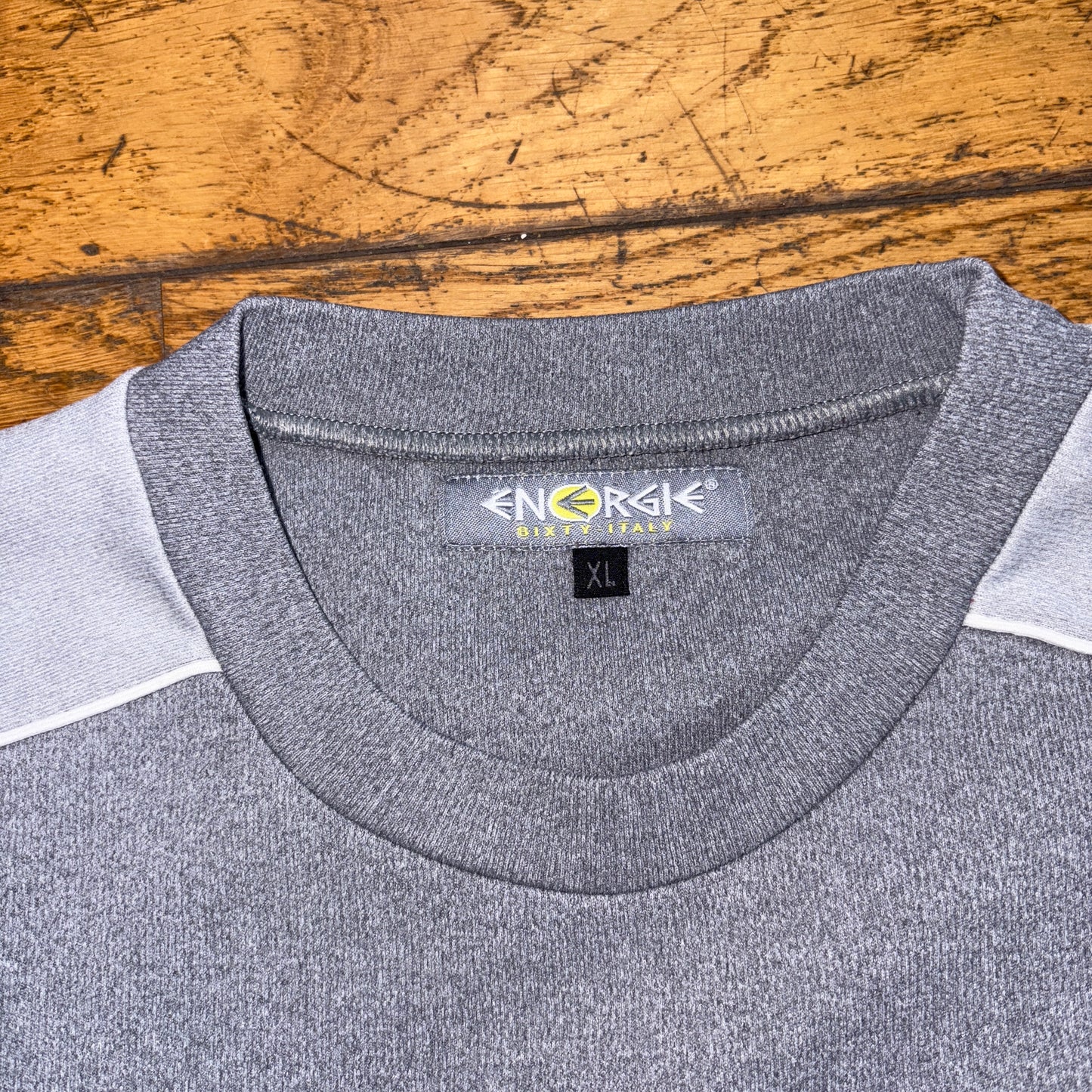Vintage Energie Skate Grey Tonal Raglan T-Shirt - S