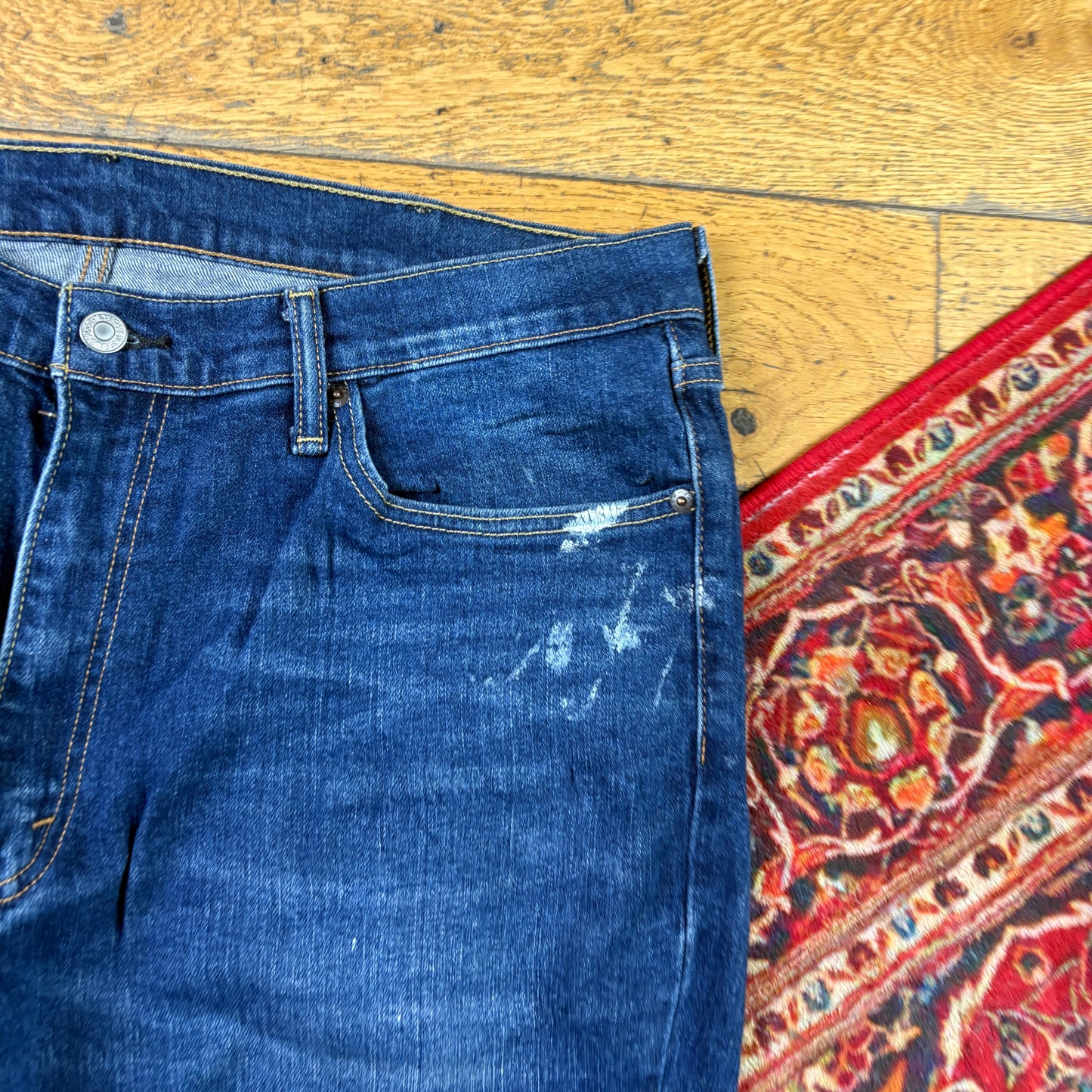 Vintage Levis 541 Straight Blue Denim Jeans - 38
