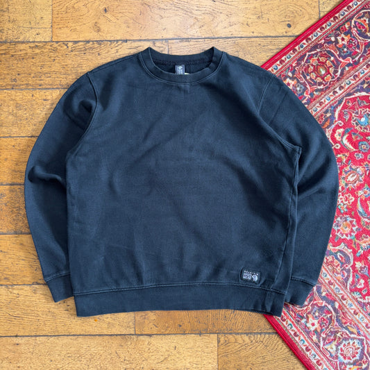 Vintage Mountain Hardwear Black Gorpcore Blank Embroidered Sweatshirt - M
