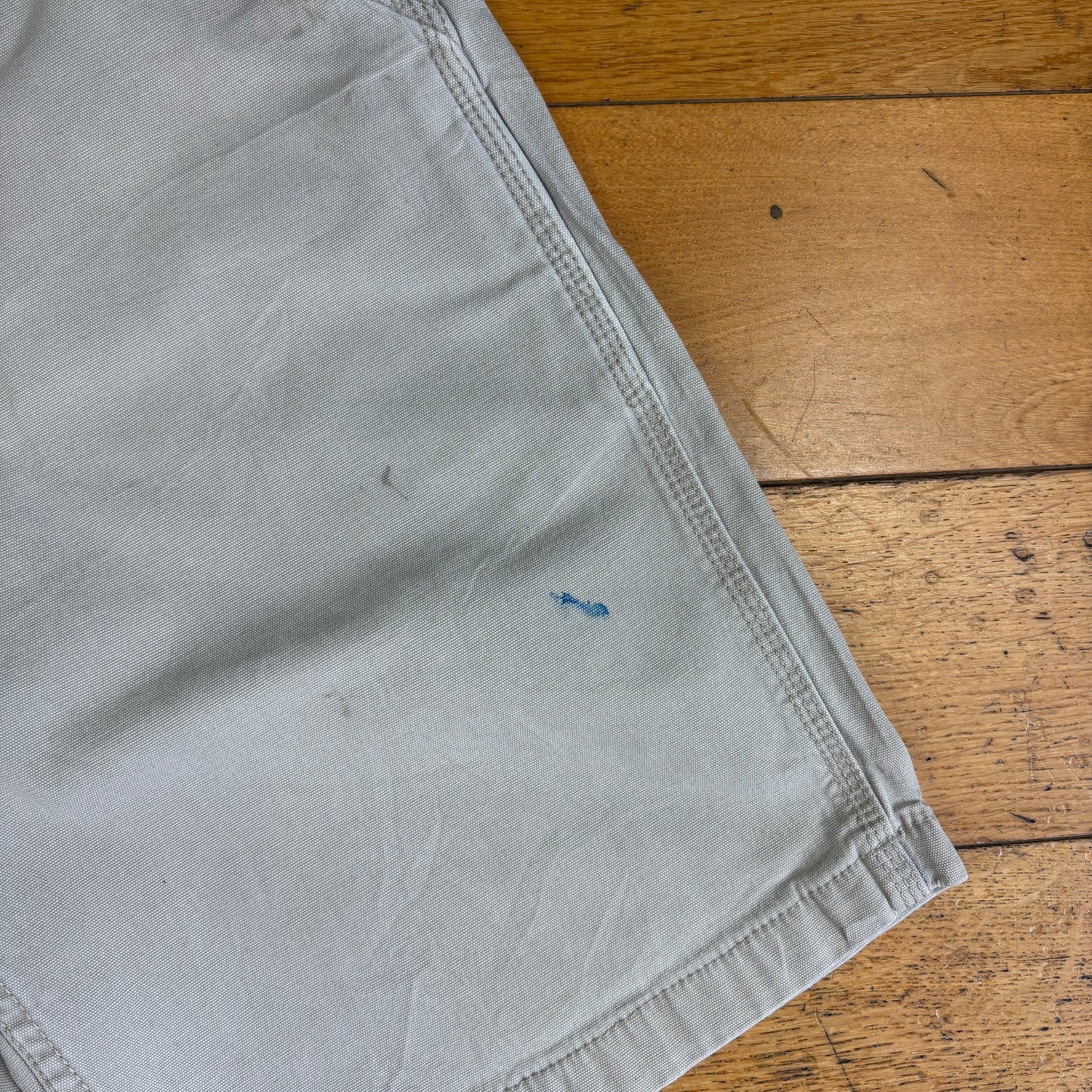 Vintage Carhartt Cream Workwear Baggy Carpenter Shorts - 32