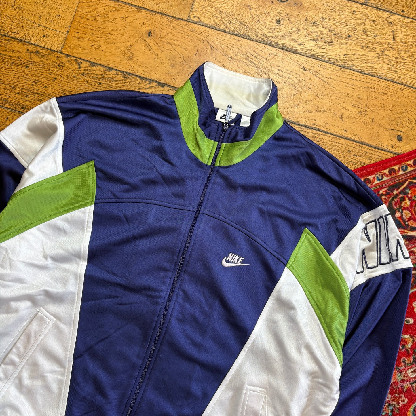 Vintage Nike Navy Tracksuit Track Jacket - L